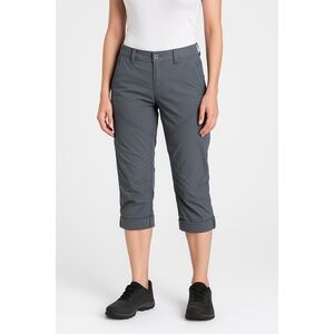 Kuhl Pants Womens 4 Regular Grey Roll Up Hiking Cargo Style Stretch Outdoor‎